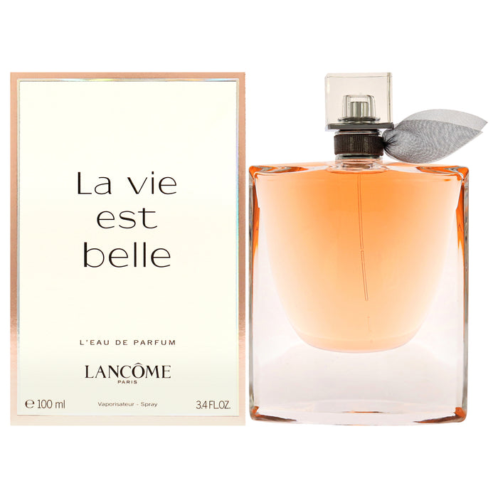 La Vie Est Belle de Lancome para mujeres - 3.4 oz LEau de Parfum Spray (recargable) 