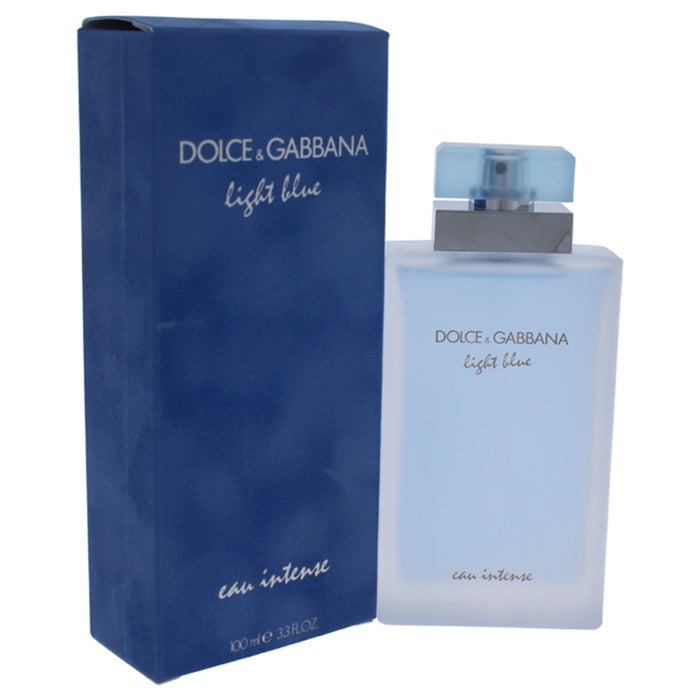Light Blue Eau Intense de Dolce and Gabbana para mujeres - Spray EDP de 3,3 oz