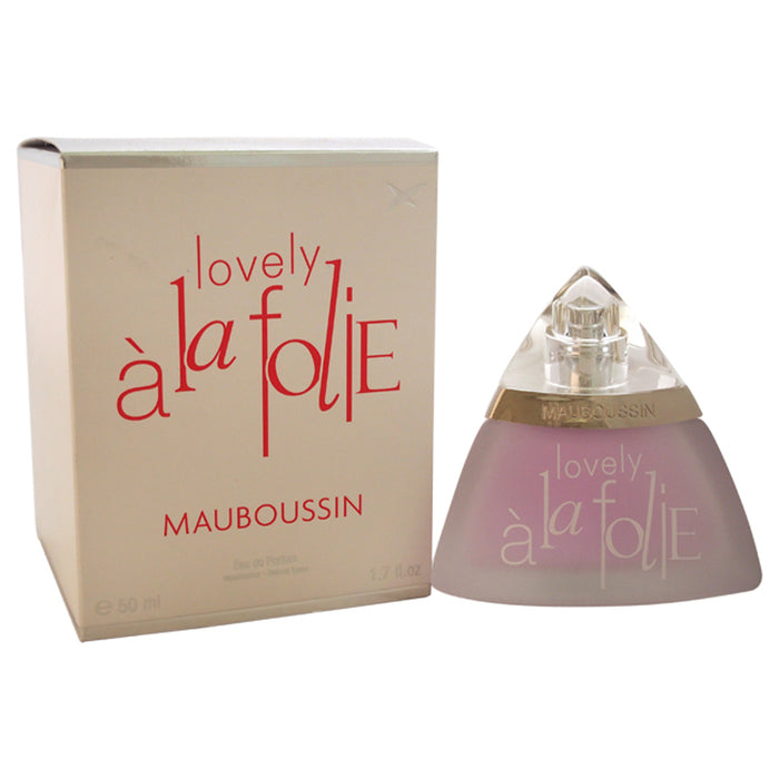 Lovely A La Folie de Mauboussin para mujeres - Spray EDP de 1,7 oz