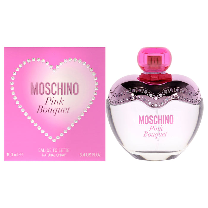 Bouquet Rose de Moschino pour Femme - Vaporisateur EDT de 3,4 oz