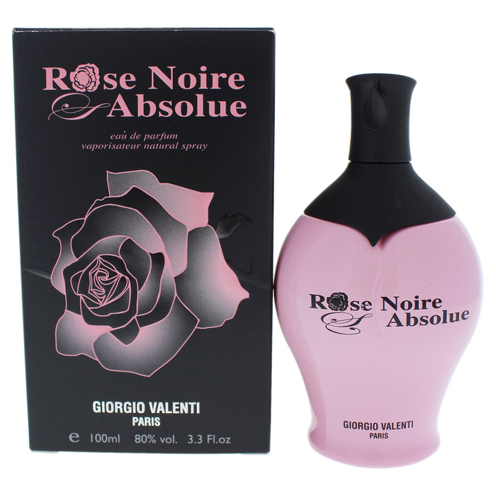 Rose Noire Absolue de Giorgio Valenti pour femme - Spray EDP 3,3 oz