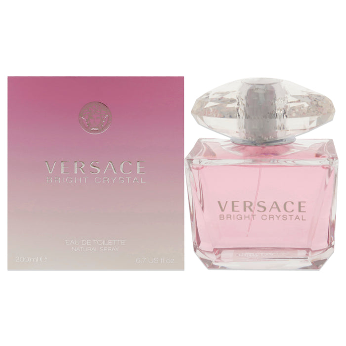 Versace Bright Crystal de Versace pour femme - Vaporisateur EDT de 6,7 oz