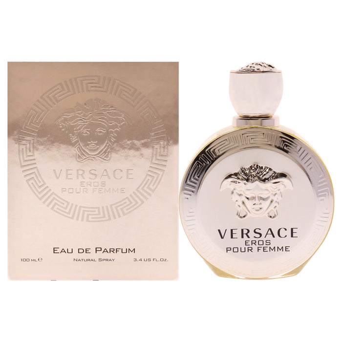 Versace Eros Pour Femme de Versace para mujer - Spray EDP de 3,4 oz