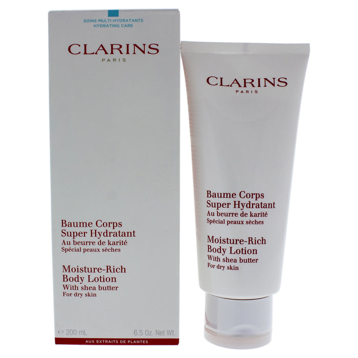 Moisture Rich Body Lotion with Shea Butter (Dry Skin) by Clarins for Unisex - 6.5 oz Body Lotion