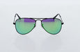 Ray Ban RJ 9506S 201-3R - Black-Green Flash by Ray Ban for Kids - 50-13-120 mm Sunglasses