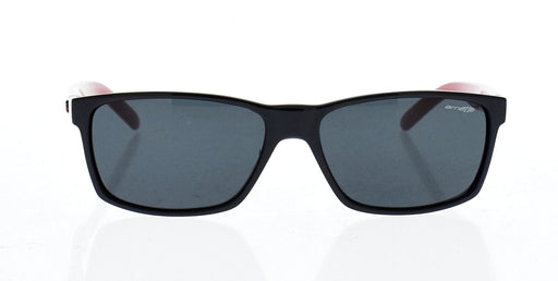 Arnette AN 4185 2046-87 Slickster - Gloss Black Red-Grey by Arnette for Men - 58-16-145 mm Sunglasses
