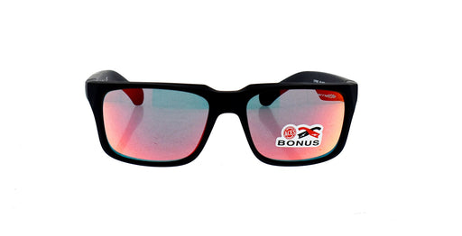 Arnette AN 4211 447-6Q D Street - Fuzzy Black-Red by Arnette for Men - 55-17-130 mm Sunglasses