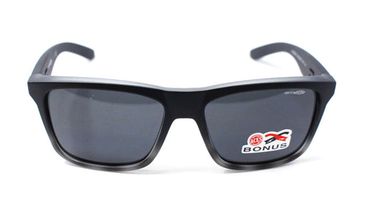 Arnette AN 4217 2327-87 Syndrome - Matte Black-Grey Havana-Dark Grey by Arnette for Men - 57-17-140 mm Sunglasses