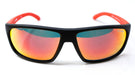 Arnette AN 4225-2376-6Q Burnout - Fuzzy Black-Red Multilayer by Arnette for Men - 64-15-130 mm Sunglasses