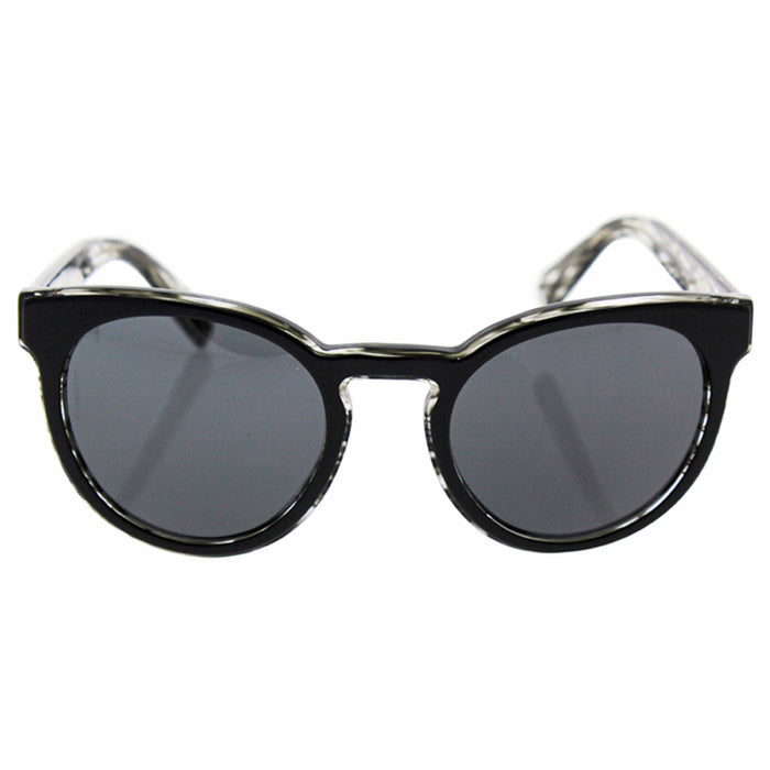 Dolce and Gabbana DG 4285 3056-87 - Top Black On Striped-Grey by Dolce and Gabbana for Men - 51-21-140 mm Sunglasses