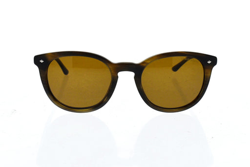 GA AR 8060 5405-57 Frames Of Life - Striped Matte Dark Brown-Brown Polarized by Giorgio Armani for Men - 50-21-145 mm Sunglasses