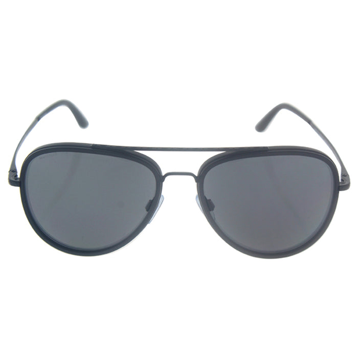Giorgio Armani AR 6039 3001-81 Frames of Life - Matte Black-Grey Polarized by Giorgio Armani for Men - 56-16-140 mm Sunglasses