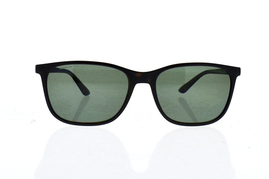 Giorgio Armani AR 8084 5089-9A Frames Of Life - Matte Havana-Green Polarized by Giorgio Armani for Men - 57-16-140 mm Sunglasses