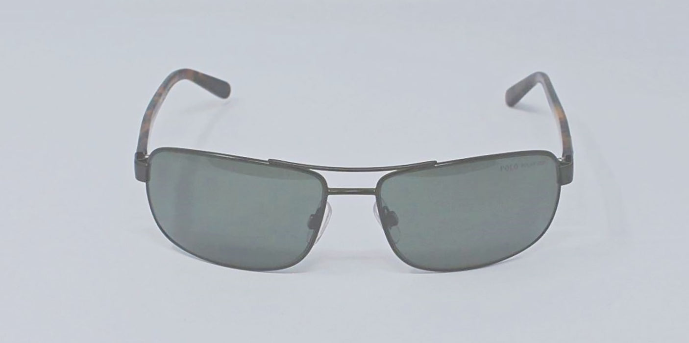 Polo Ralph Lauren PH 3095 9005-9A - Semi Shiny Green-Green Polarized by Ralph Lauren for Men - 63-16-130 mm Sunglasses