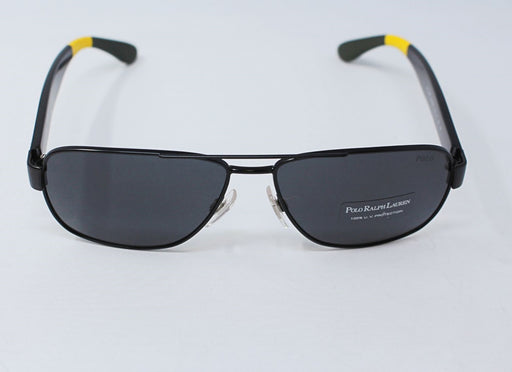 Polo Ralph Lauren PH 3097 9304-87 - Semi Shiny Black-Dark Grey by Ralph Lauren for Men - 59-14-145 mm Sunglasses