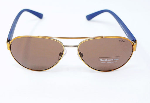 Polo Ralph Lauren PH 3098 9116-73 - Matte Brushed Pale Gold-Brown by Ralph Lauren for Men - 61-15-145 mm Sunglasses