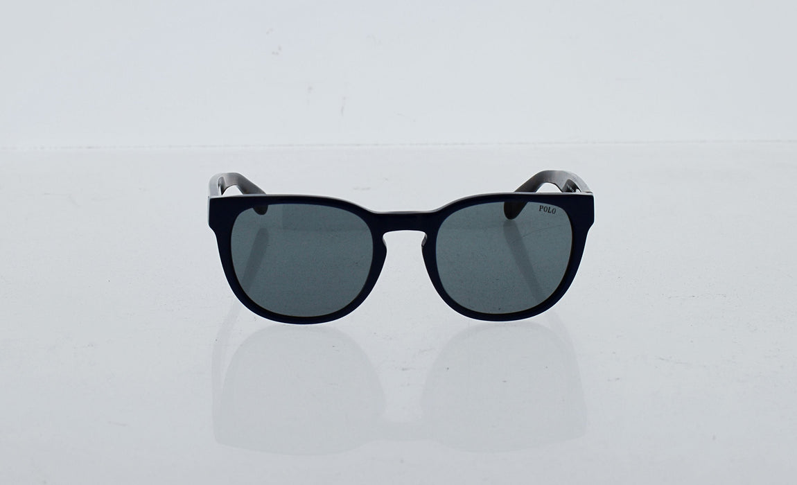Polo Ralph Lauren PH 4099 5541-87 - Navy Blue-Light Grey by Ralph Lauren for Men - 52-21-145 mm Sunglasses