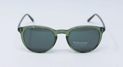 Polo Ralph Lauren PH 4110 5036-71 - Shiny Transparent Bottle Green-Bottle Green by Ralph Lauren for Men - 50-21-145 mm Sunglasses