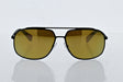 Prada SPS 56R UFI-5N2 - Green Rubber-Dark Brown Gold Polarized by Prada for Men - 60-14-140 mm Sunglasses