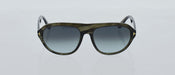 Tom Ford TF397 20B Ivan - Transparent Green-Gray Gradient by Tom Ford for Men - 58-17-145 mm Sunglasses