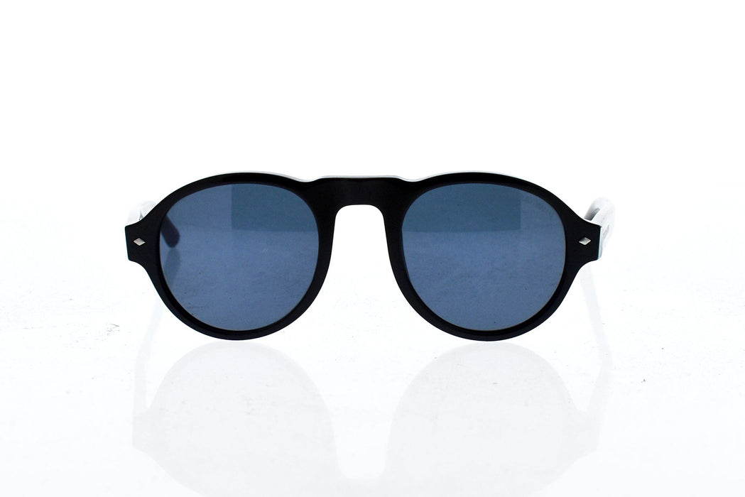 Giorgio Armani AR 8053 5017-R5 Frames Of Life - Shiny Black-Grey by Giorgio Armani for Unisex - 47-21-145 mm Sunglasses