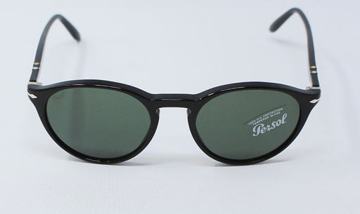 Persol PO3092SM 9014-31 - Black-Green by Persol for Unisex - 50-19-145 mm Sunglasses