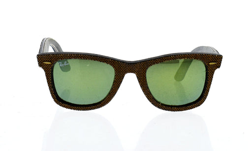 Ray Ban RB 2140 1191-2X Wayfarer - Brown Denim Brown-Green by Ray Ban for Unisex - 50-22-150 mm Sunglasses