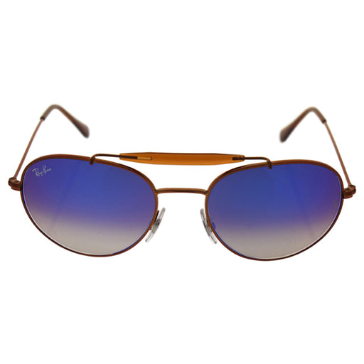 Ray Ban RB 3540 198-8B - Shiny Bronze-Blue Flash Gradient by Ray Ban for Unisex - 53-18-140 mm Sunglasses