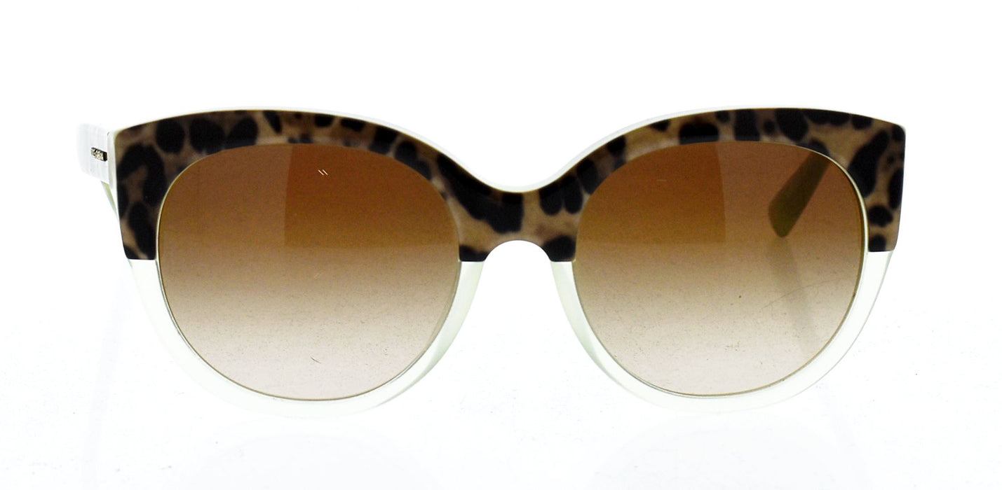 Dolce and Gabbana DG 4259 2950-13 - Top Animalier On Lime- Brown Gradient by Dolce and Gabbana for Women - 54-20-140 mm Sunglasses