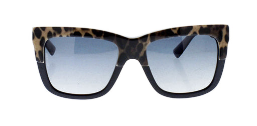 Dolce and Gabbana DG 4262 1995-T3 - Top Leopard On Black-Grey Gradient Polarized by Dolce and Gabbana for Women - 54-18-140 mm Sunglasses