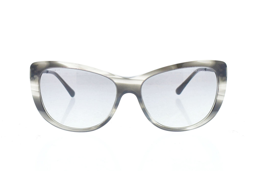 Giorgio Armani AR 8078 5490-11- Striped Grey-Grey Gradient by Giorgio Armani for Women - 56-16-140 mm Sunglasses