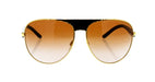 Michael Kors MK 1006 105713 Sadie II - Black Gold-Brown by Michael Kors for Women - 62-14-125 mm Sunglasses