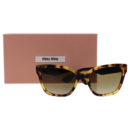 Miu Miu MU 06R 7S0-1X1 - Light Havana-Brown Gradient by Miu Miu for Women - 57-18-140 mm Sunglasses