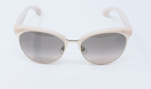 Miu Miu MU 54Q UBC-3D0 - Ivory-Brown by Miu Miu for Women - 56-18-145 mm Sunglasses