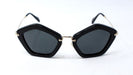 Miu Miu MU SMU 06O 1AB-1A1 - Black-Grey by Miu Miu for Women - 53-25-140 mm Sunglasses