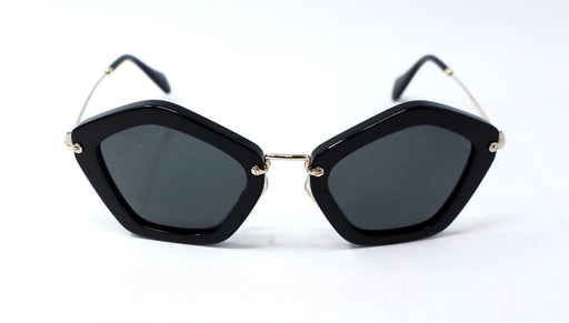 Miu Miu MU SMU 06O 1AB-1A1 - Black-Grey by Miu Miu for Women - 53-25-140 mm Sunglasses