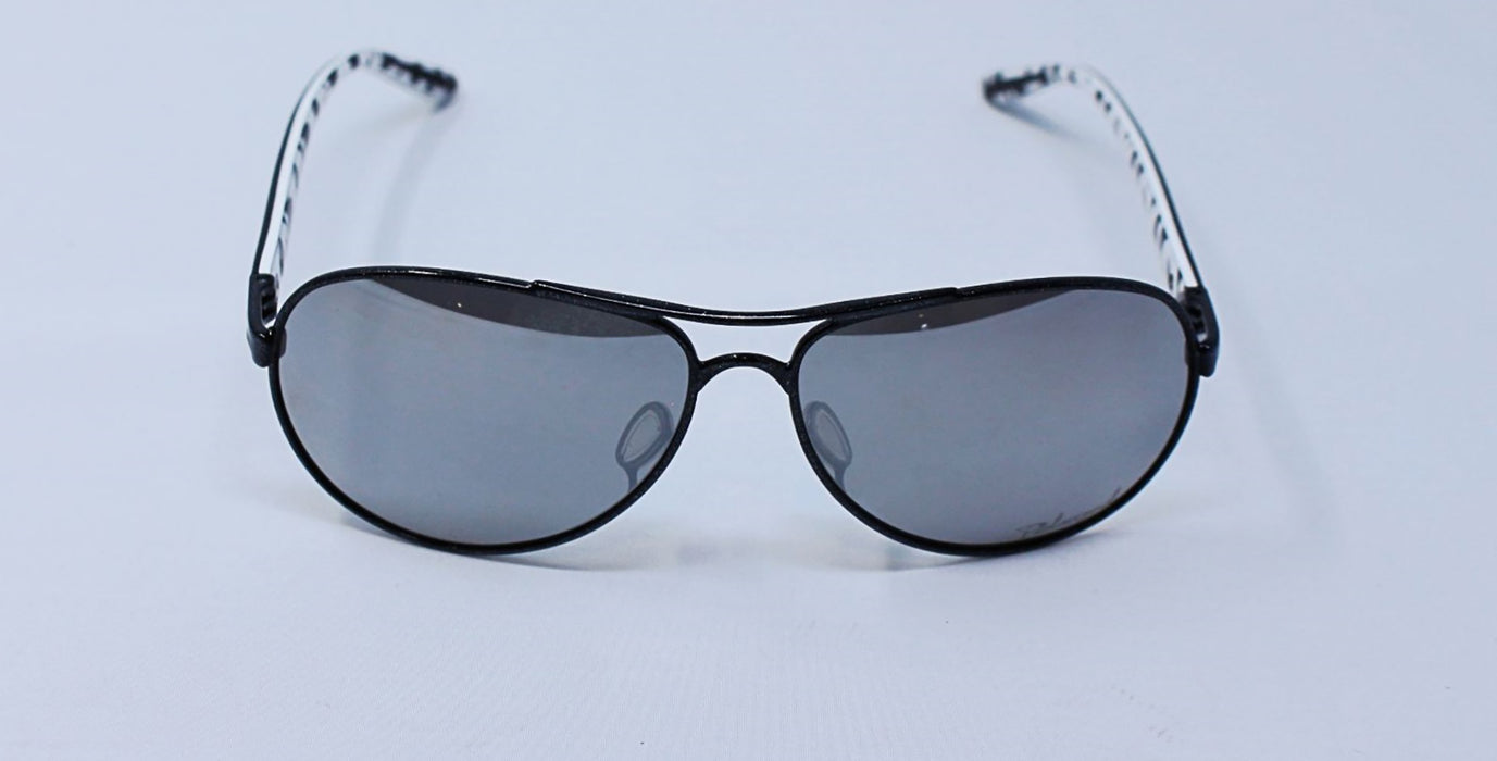 Oakley Feedback OO4079-24 - Metallic Black-Chrome Iridium Polarized by Oakley for Women - 59-13-135 mm Sunglasses