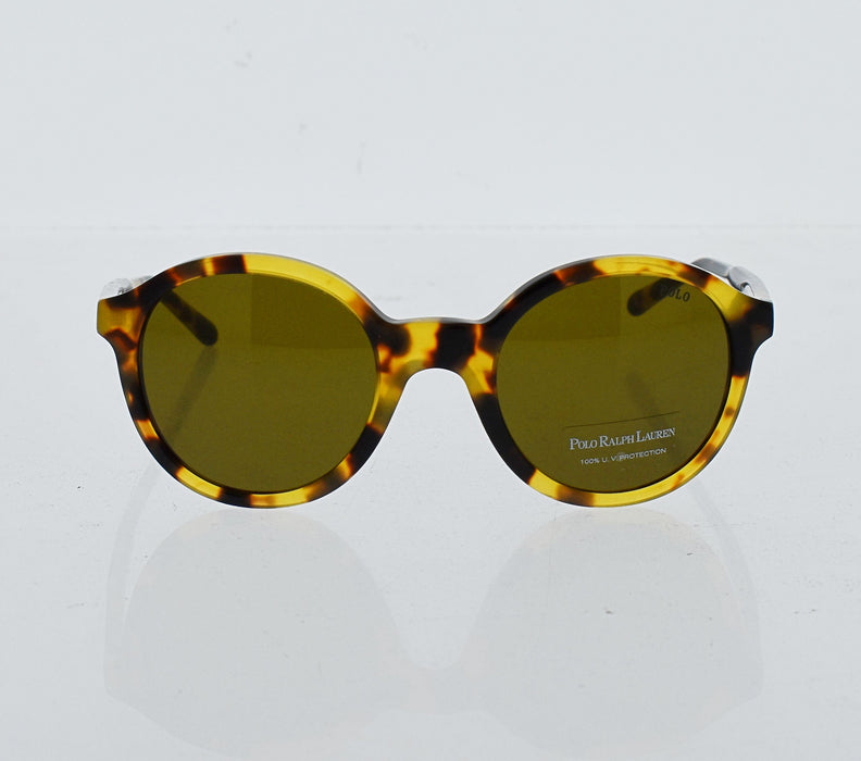 Polo Ralph Lauren PH 4112 500473 - Shiny Spotty Havana-Olive by Ralph Lauren for Women - 50-22-140 mm Sunglasses