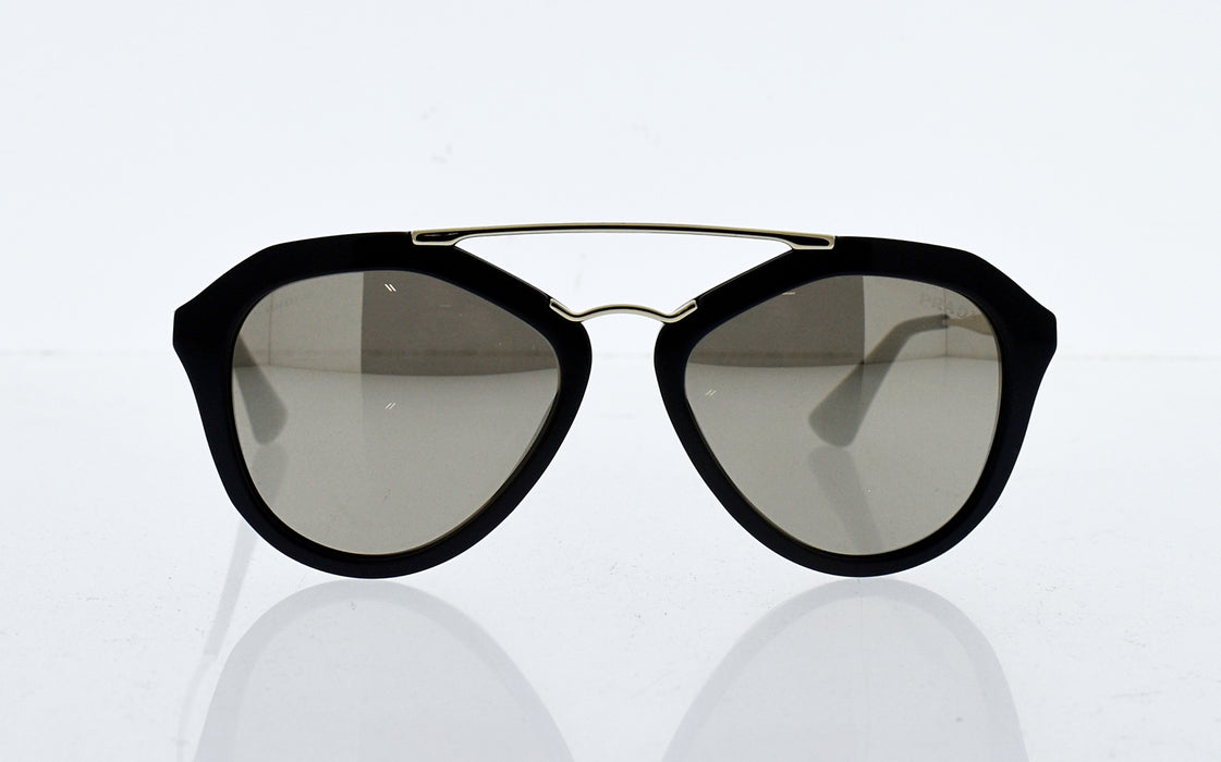 Prada SPR 12Q 1AB-1C0 - Gold Black-Light Brown by Prada for Women - 54-18-135 mm Sunglasses