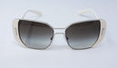 Prada SPR 59S USB-0A7 - Silver-Ivory-Grey Gradient by Prada for Women - 54-16-135 mm Sunglasses
