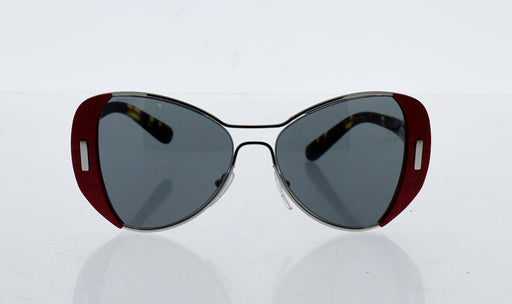 Prada SPR 60S SMN-9K1 - Silver Red-Dark Grey by Prada for Women - 55-16-135 mm Sunglasses