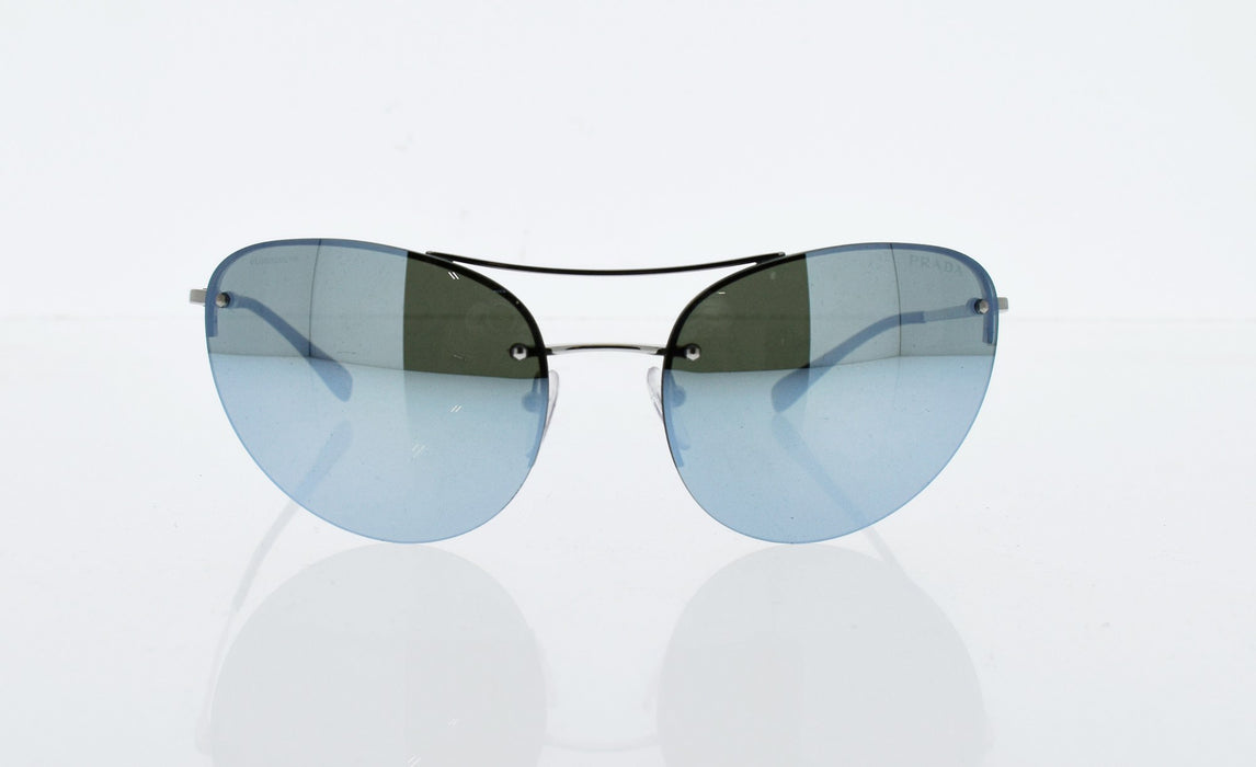 Prada SPS 51R 1BC-5K2 - Silver-Green Silver by Prada for Women - 59-18-135 mm Sunglasses