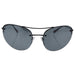 Prada SPS 51R 7AX-5L0 - Black-Light Grey Black by Prada for Women - 59-18-135 mm Sunglasses