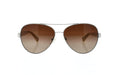 Ralph Lauren RA 4114 3088T5 - White-Brown Gradient Polarized by Ralph Lauren for Women - 58-13-135 mm Sunglasses