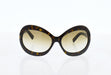 Tom Ford TF428 52F Edie - Dark Havana-Grandient Brown by Tom Ford for Women - 68-17-115 mm Sunglasses