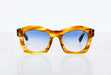 Tom Ford TF431 41W Greta - Yellow-Blue Grandient by Tom Ford for Women - 50-21-140 mm Sunglasses
