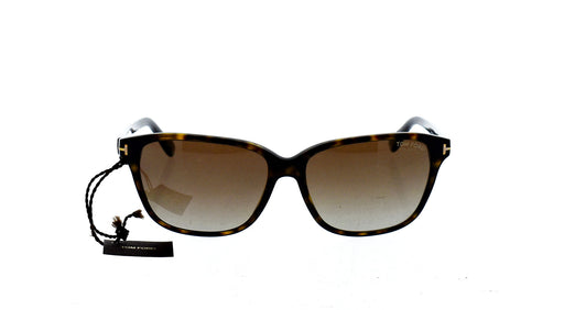 Tom Ford TF432 52H Dana - Dark Havana-Brown Polarized by Tom Ford for Women - 59-15-140 mm Sunglasses