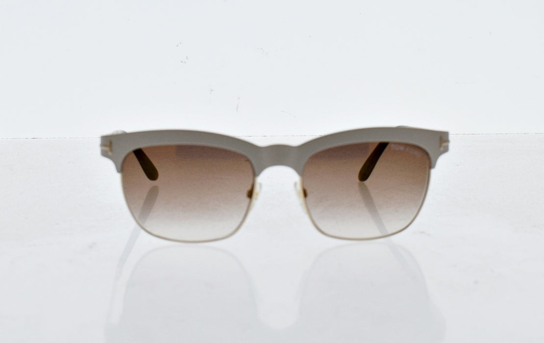 Tom Ford TF437 25F Elena - Ivory-Gradient Brown by Tom Ford for Women - 54-17-135 mm Sunglasses