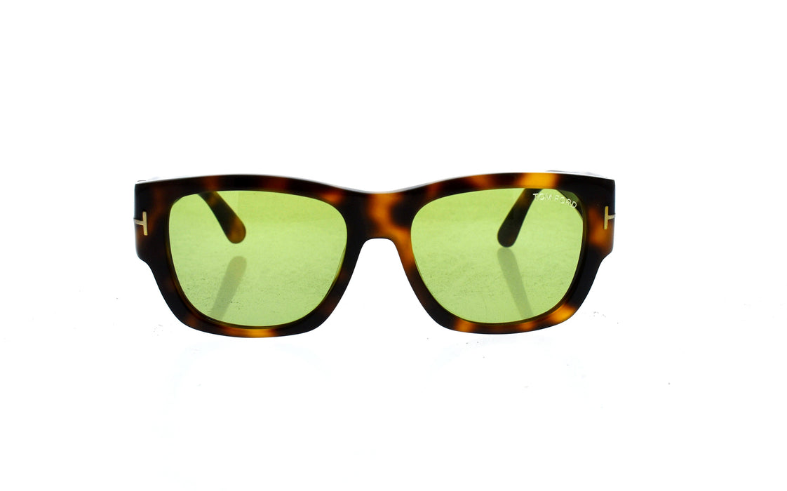 Tom Ford TF493 52N Stephen - Dark Havana-Green by Tom Ford for Women - 54-17-140 mm Sunglasses