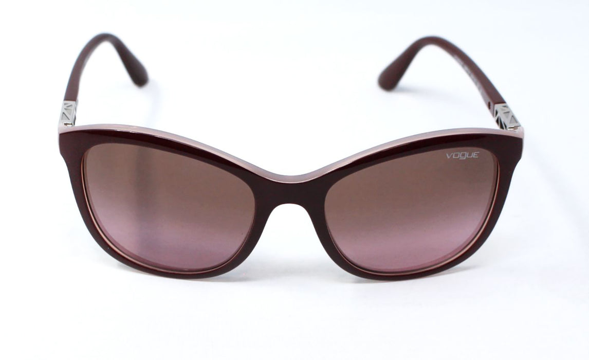 Vogue VO5033S 2387-14 - Top Dark Bordeaux Pink Transparent-Pink Gradient Brown by Vogue for Women - 54-19-135 mm Sunglasses